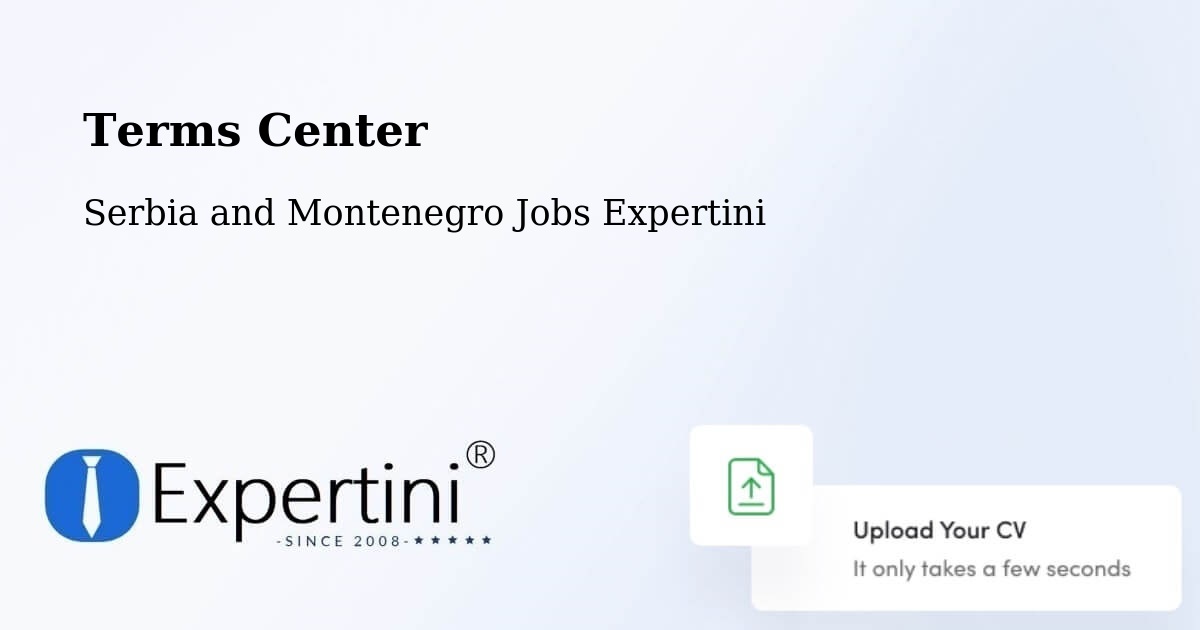 Terms of Service – Fairwinds - Serbia and Montenegro Jobs Expertini